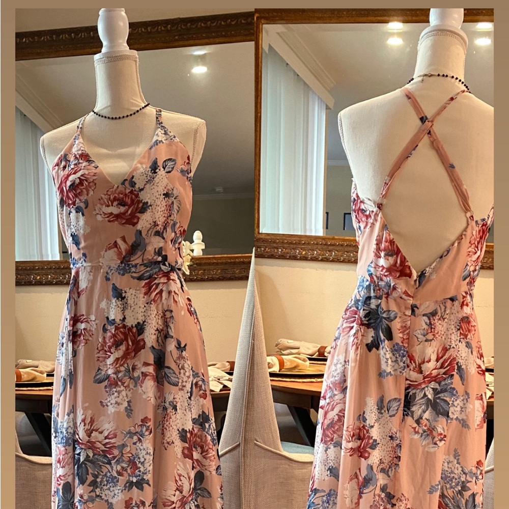 BB DAKOTA RSVP FLORAL MAXI DRESS